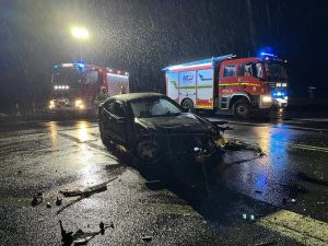 Sześć osób poszkodowanych po wypadku koło Kołobrzegu