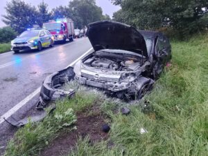 Wypadek niedaleko Suliszewa – 4 osoby przetransportowane do szpitala