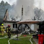 Pożar budynku w Górznej