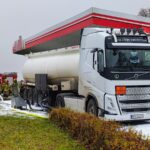 Wyciek paliwa na stacji benzynowej w Silnowie