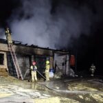 Pożar gospodarstwa rolnego w Chlebowie