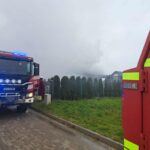 Pożar budynku mieszkalnego w gminie Świeszyno