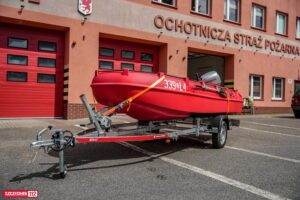 Nowa łódź ratownicza ochotników z Polanowa