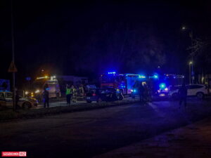 Zderzenie dwóch pojazdów w Koszalinie – niemowle w szpitalu