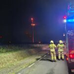 Pożar turbiny wiatrowej w gminie Wolin. Mieszkańcy słyszeli potężny huk