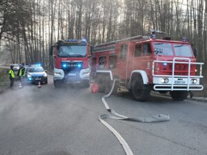 Ćwiczenia służb ratunkowych z zakresu ratownictwa drogowego w gminie Człopa