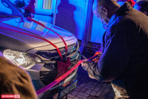 Powitanie nowego wozu strażackiego w OSP Żółtnica