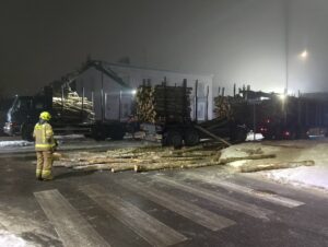 Niebezpieczne zdarzenie na DK20 w Złocieńcu