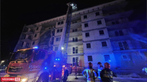 Zadymienie na poddaszu – interweniowali strażacy