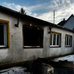 Pożar baraku mieszkalnego w Czarnem