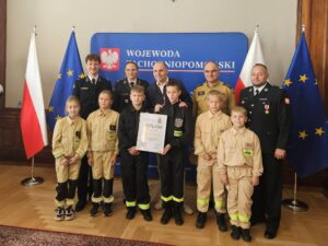 Młodzieżowe Drużyny Pożarnicze z regionu nagrodzone za działalność społeczną