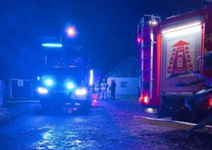 Bohaterska postawa sąsiadów i strażaków pozwoliła zapobiec tragedii
